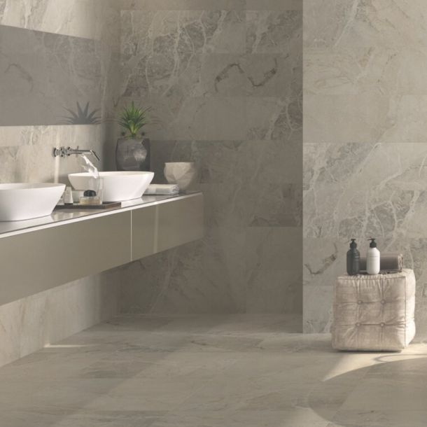Marble effect tiles